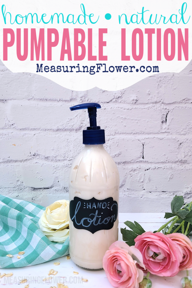 diy pumpable lotion