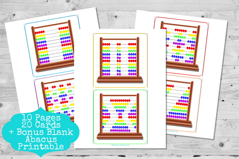 How To Use An Abacus To Make Patterns Plus FREE Printable Cards 